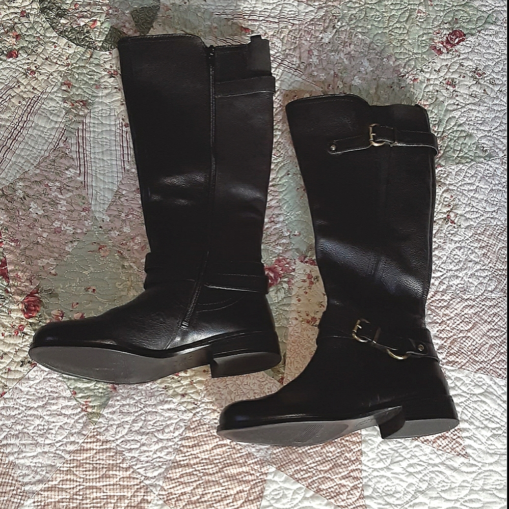 Naturalizer Womens June Tall Leather Boots NEW